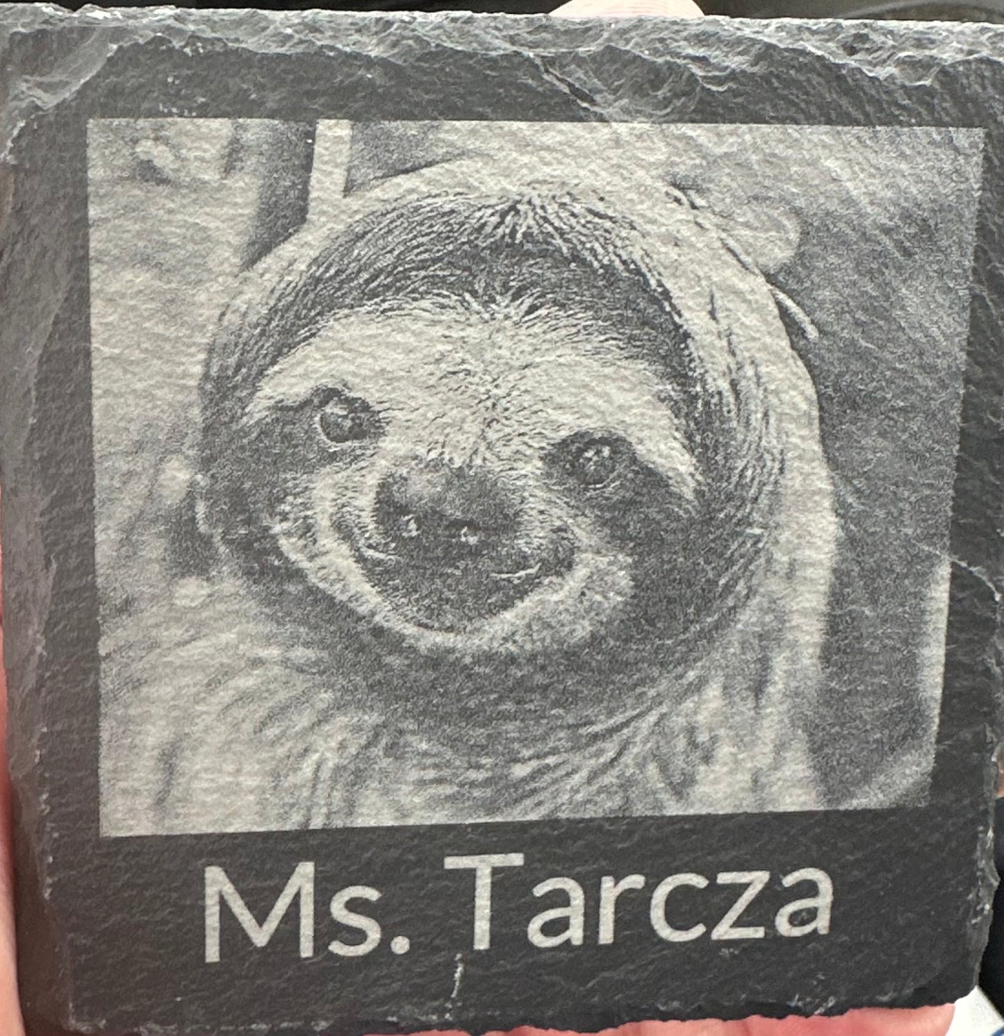 Slate coaster